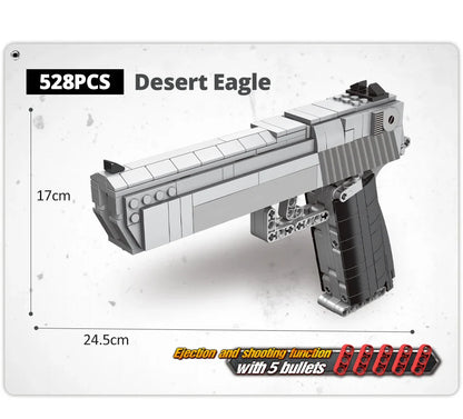 ZKZC WW2 Military Weapon Building Block Set – Shotgun, Sniper & Assault Rifle Toy for Kids Gifts