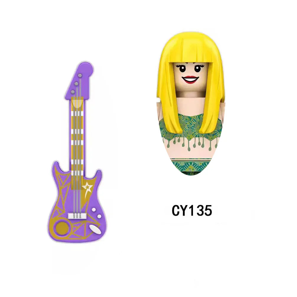 LG1015 Girls Building Blocks Princess Mini Dolls – Cute Kawaii Assemble Bricks Action Figures Kids Christmas Toy