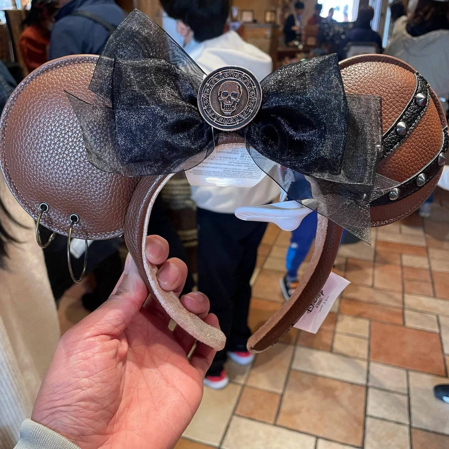 Disney Pirates of the Caribbean Minnie Headband – Shanghai Disneyland Pirate Series Hair Accessory