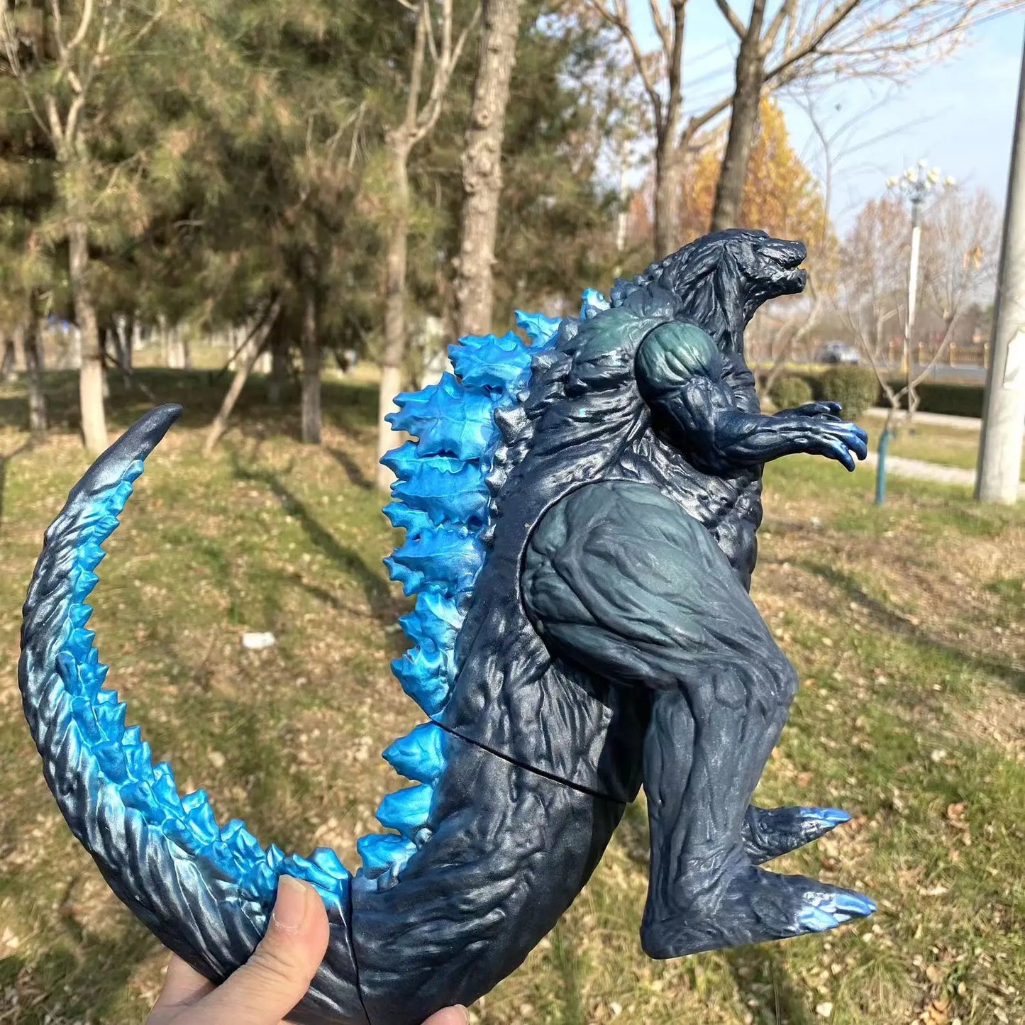 24cm Godzilla King of Monsters Action Figure – Mechanical Red Lotus Planet Collectible Toy, Birthday Gift for Kids
