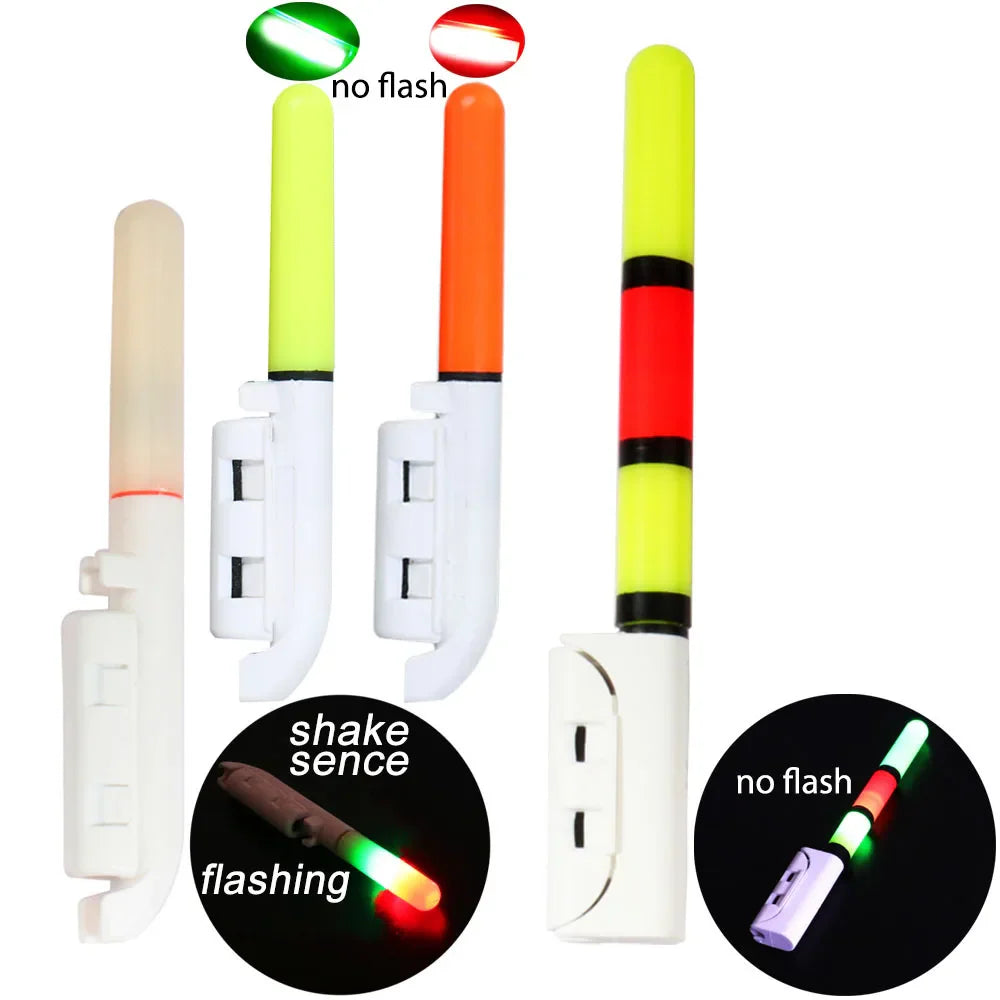 Fishing Electronic Rod Stick Flash Light with CR425 3.6V Lithium Battery – Waterproof LED Luminous Night Fishing Tackle with USB Rechargeable Light Stick Rod Accessory