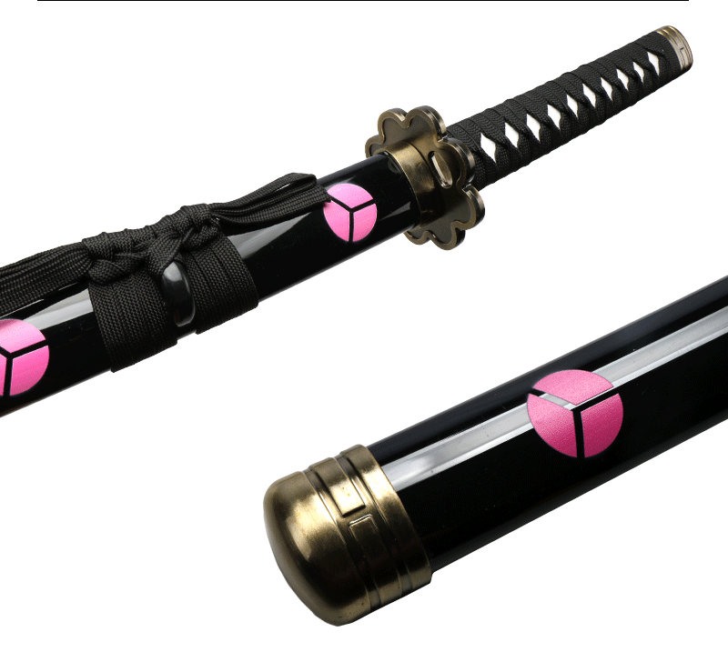 3-Piece Roronoa Zoro Katana Set – 104cm Handmade Anime Cosplay Swords (Shusui, Enma, Kitetsu) with Free Holder & Belt