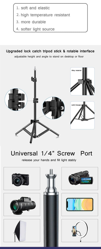 Professional Photography Softbox Lighting Kit – Soft Box with Tripod & E27 Continuous Bulb for Photo Studio