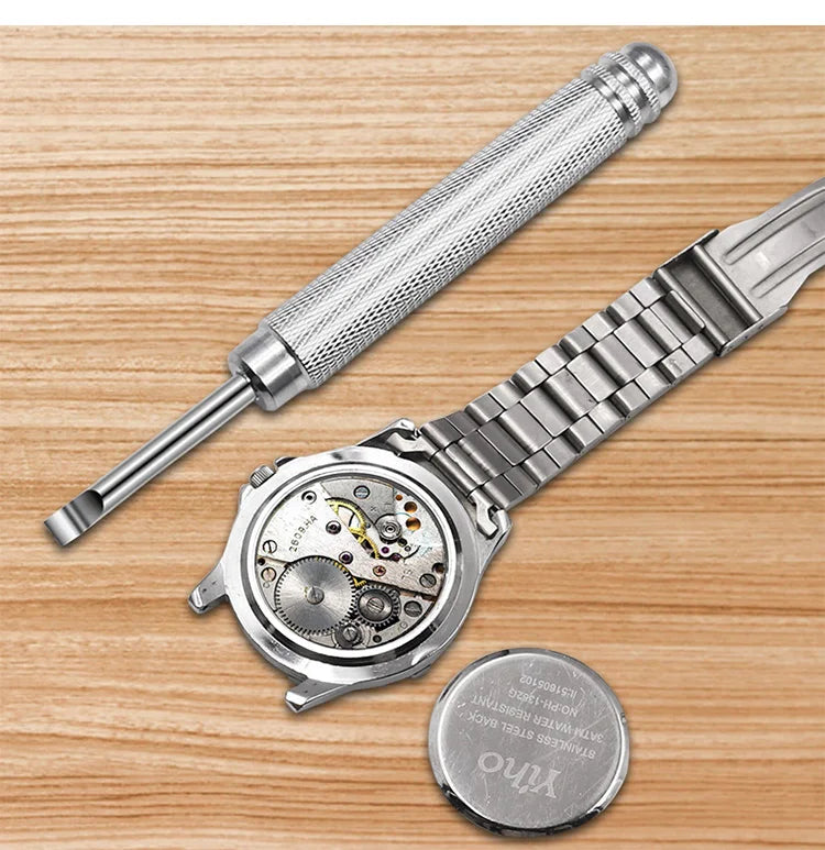 Watch Back Case Opener Knife – Metal Pry Tool for Battery Change & Watch Repair