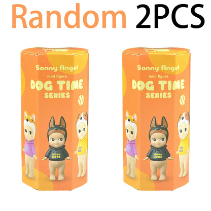 75-Style Kawaii Sonny Angel Mini Figure Blind Box – Dreaming Dogtime Collectible Doll for Kids & Fans