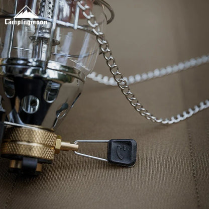 CAMPINGMOON T-4 Portable Outdoor Camping Lantern – Medium Gas Light for Campsite, Tent, and Outdoor Lighting