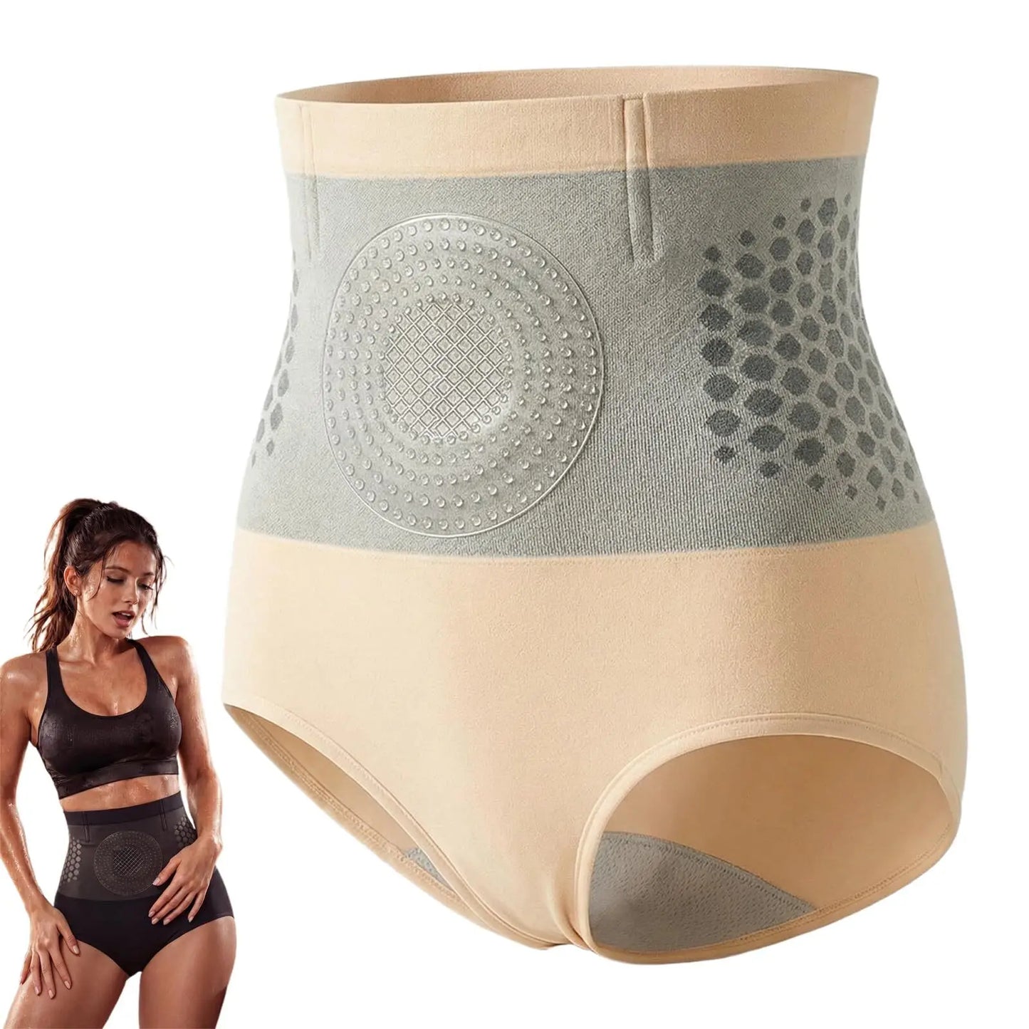 Women’s Shaping Shorts - Seamless High-Waisted Tummy Control and Butt-Lifting Sculpting Shorts