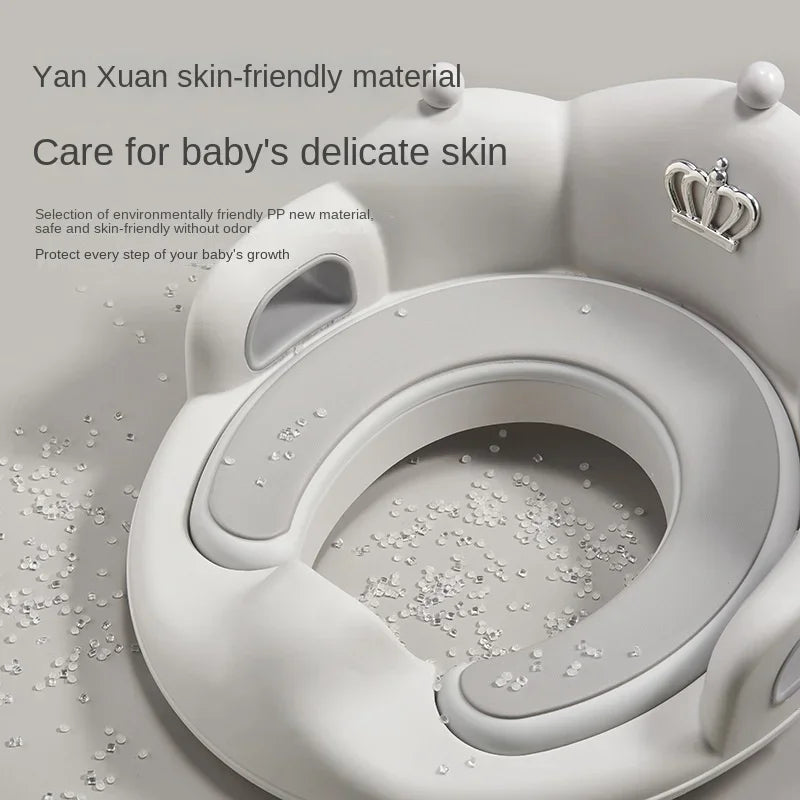 Baby & Kids Toilet Seat Ring - Soft Cushion Potty Training Seat Cover for Girls, Boys & Household Use