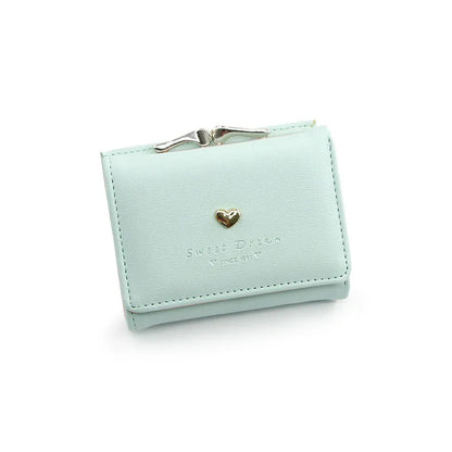 New Mini Short Women’s Wallet – High-Quality Luxury Coin Pocket, Card & Photo Holder, Cute Purse for Girls