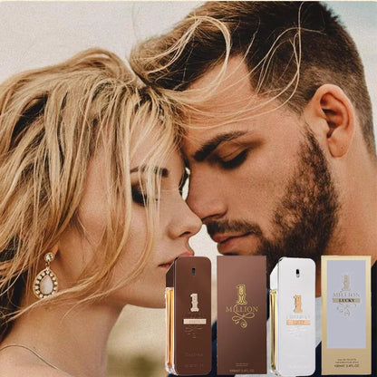 Hot Million Gold Perfume for Men & Women, Seductive Leather Notes, 100ml Valentine's Day Gift