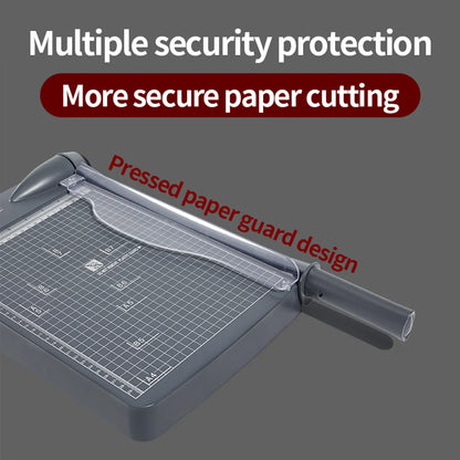 A4 Paper Trimmer Guillotine Cutter: Desktop Cutting Machine with Security Cutter Head - Ideal for Crafts, Photos, and Cards