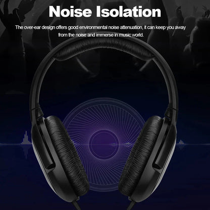 Sennheiser HD 206 Wired Headphones – Deep Bass Stereo Noise-Isolating Earphones for Sports & Gaming