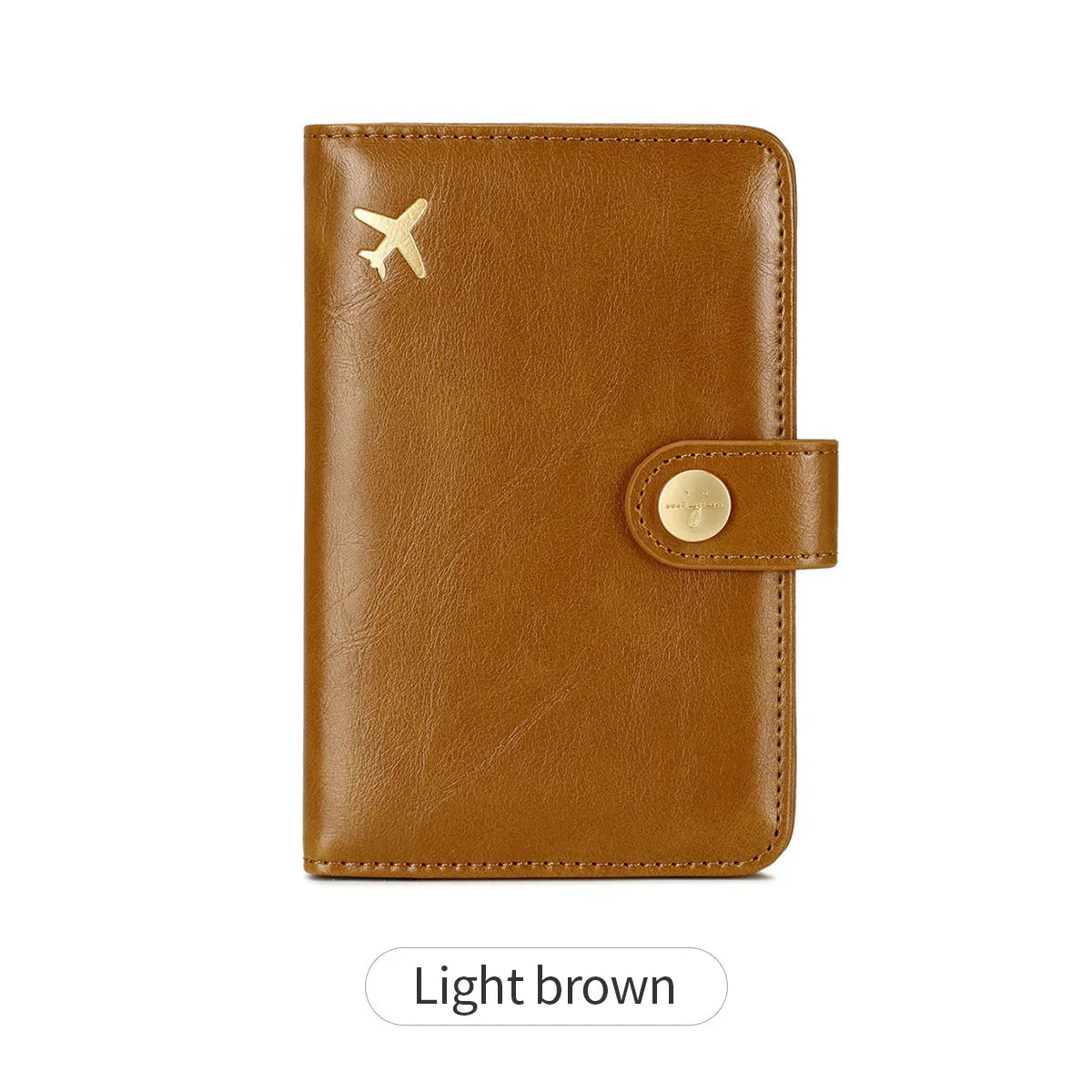 Minimalist RFID Passport Clip Multifunctional PU Leather Wallet – ID & Credit Card Holder Travel Accessory