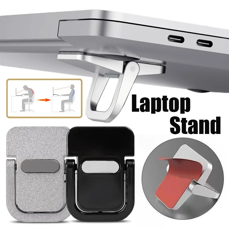 2PCS Mini Laptop & Keyboard Stands – Portable Desk Stand for MacBook, Dell, HP & More