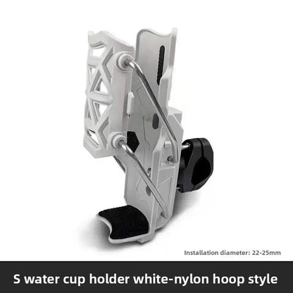 360° Adjustable Motorcycle & Bike Handlebar Cup Holder – Universal Water Bottle Cage Mount for MTB, Road Cycling & Motorbikes