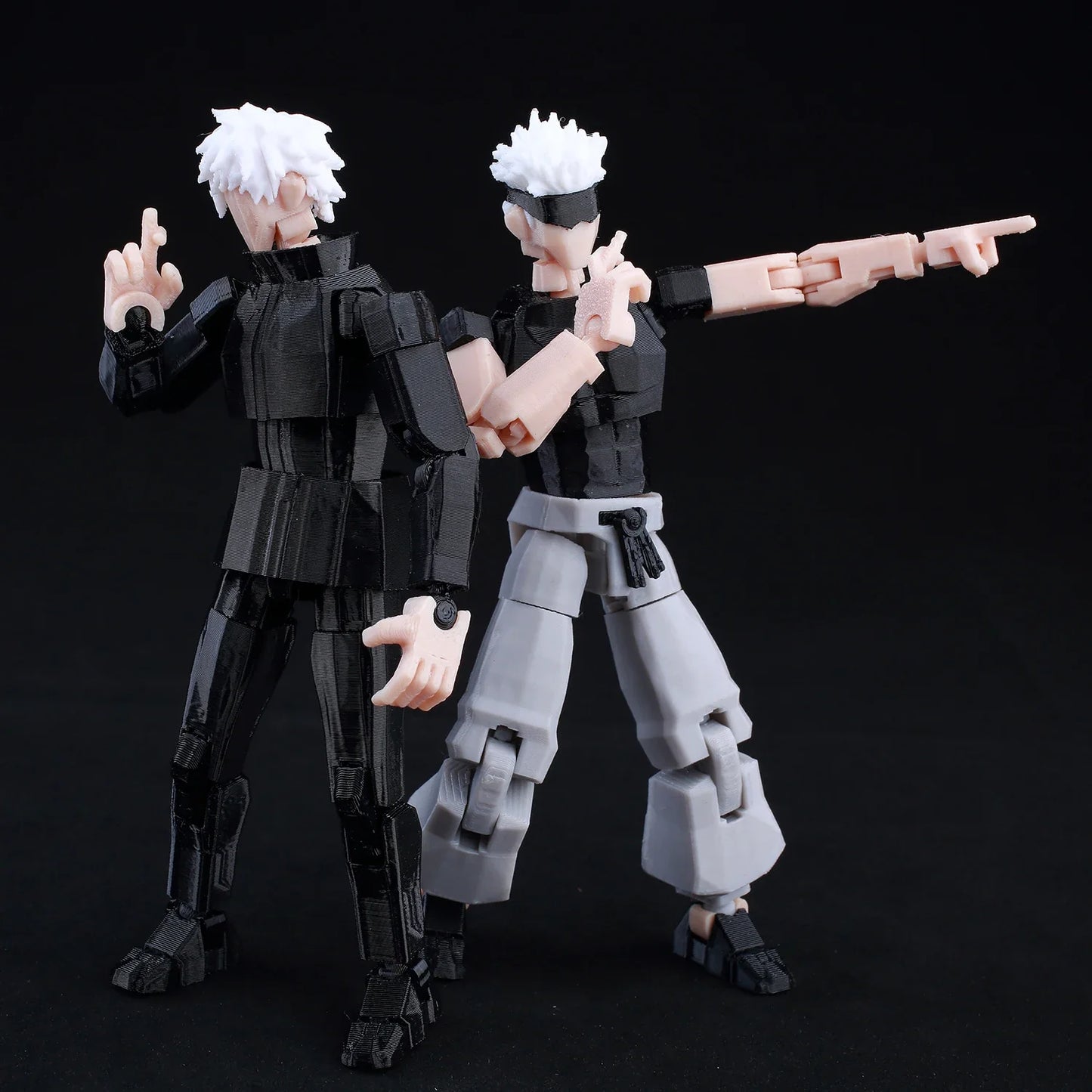 9L3D Printed Anime Action Figures — Jujutsu Kaisen Sukuna, Yuji, Yuta, Satoru Gojo Movable Mannequin Toys
