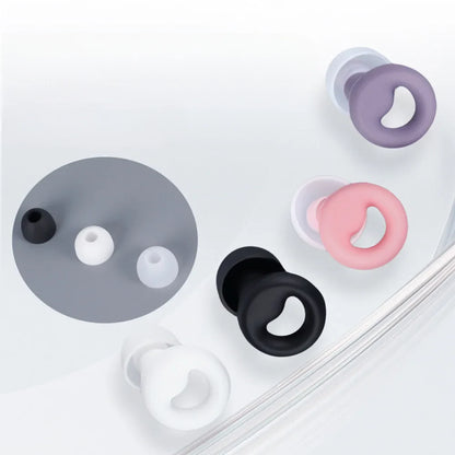 Anti-Noise Silicone Earplugs — Sleep, Noise Reduction, Waterproof Swimming, Soft Soundproof Ear Protectors