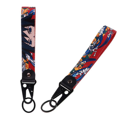 Anime Eagle Beak Keychain – Cool Short Lanyard for Phone, Badge Holder & USB Pendant