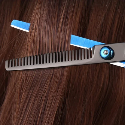 6.5" Professional Hair Scissors Set – Hairdressing & Thinning Barber Scissors for Cutting