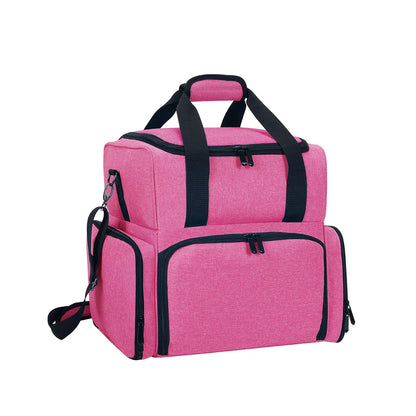 80 Bottle Nail Polish Organizer Case - Large Capacity Portable Travel Storage with 2 Removable Bags for Women