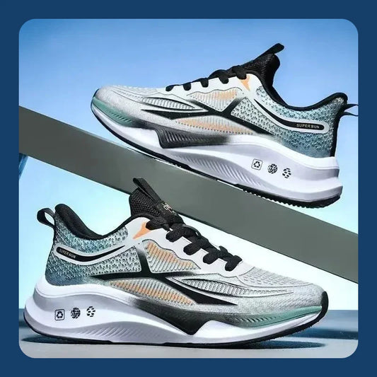 Men’s Summer Running Shoes – Cushioned Fitness Sneakers for Middle School Students & Sports Training