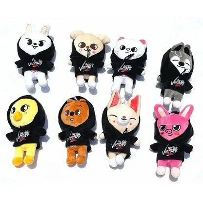 Kpop SKZOO Plush Keychain – Cute Dog Pendant Toy for Kids, Backpack Hanging, Birthday Gift