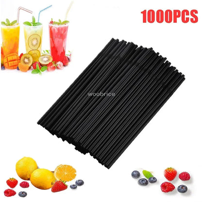 Multicolor Plastic Drinking Straws – Reusable Cola & Cocktail Straws for Bar, Party, Wedding, and Kitchen Use, Wholesale Pajitas