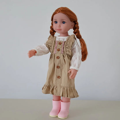 17-Inch Fashion Doll Toys – Realistic Vinyl Figures, Birthday Gift & Collectible Toy for Kids and Girls