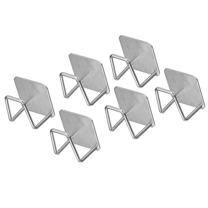 Kitchen Non-Perforated Stainless Steel Storage Rack — Wall-Mounted Pot Cover & Cutting Board Organizer for Cabinets