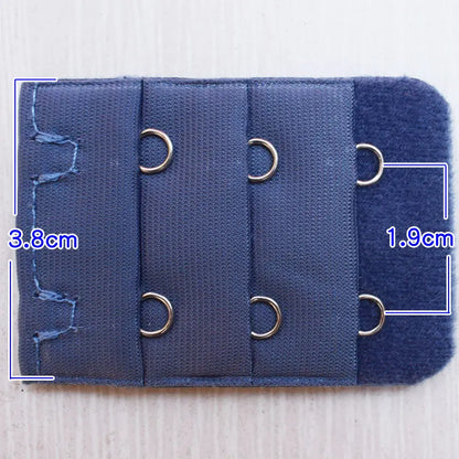 3.8cm 2-Hook Bra Extender Clip – Adjustable Back Belt Buckle for Women’s Underwear & Soft Bra Extension