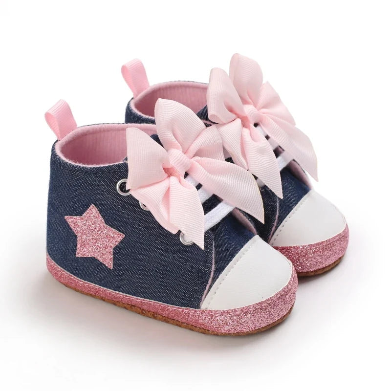 Infant Leopard Print Pre-Walker Shoes - Soft Sole Baby Sneakers for Spring & Autumn, 0–1 Year Daily Footwear