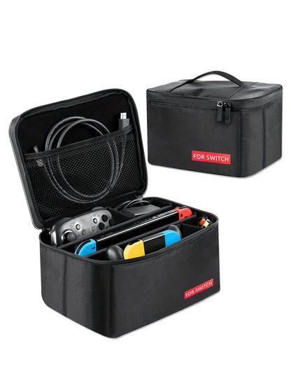 Nintendo Switch/Switch OLED Travel Bag: Soft Case Protection with Detachable Compartment - Portable Switch Case