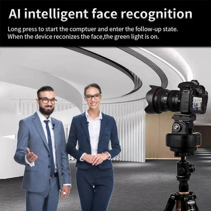 ZIFON YT2000 Remote Motorized PTZ - AI Face Recognition, 360° Horizontal Rotation for Camera, Smartphone & Action Camera Live Stream