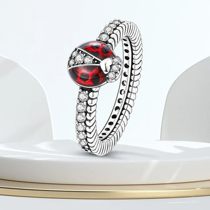 925 Sterling Silver Rings - Bow, Heart, Sun, Moon & Star Zircon Jewelry for Women, Birthday & Anniversary Gift