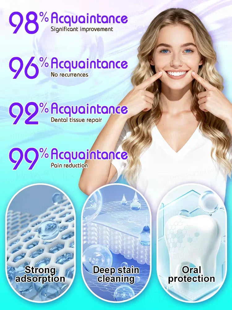 Gum Repair Whitening Toothpaste - Plaque & Caries Removal, Fresh Breath, Deep Cleaning & Stain Protection Oral Care Toothpaste