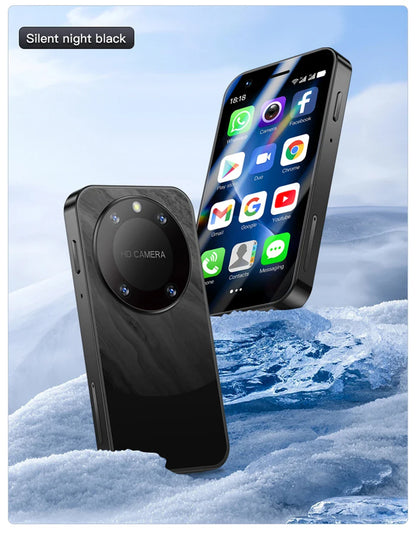 SOYES F8 Pro Max Mini Android Phone — 3.0" Display, 1GB RAM, 16GB ROM, Dual SIM, 3G, Play Store Compatible Small Smartphone