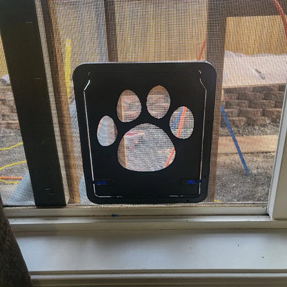 Secure Entry Solution: Pet Door with Lockable Magnetic Screen - Easy Install for Outdoor Dogs & Cats, Stylish Access to Your Garden