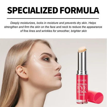 Retinol Eye Cream for Dark Circles and Firming – Instant Repair Serum Stick for Women