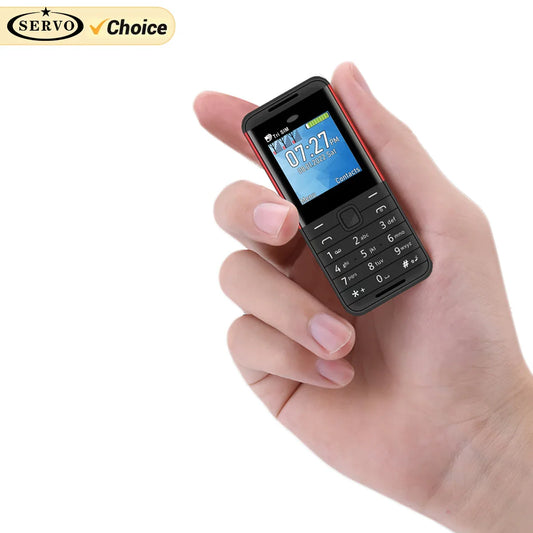 SERVO BM5310 Mini Mobile Phone — 3 SIM, 3-Standby, Auto Call Recorder, Bluetooth, Speed Dial, Magic Voice, 1.3" Display