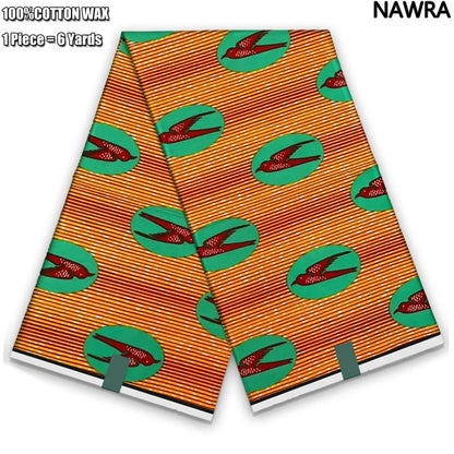 2026 African Real Wax Print Fabric - 100% Cotton Ghana Style Soft Ankara Pagne