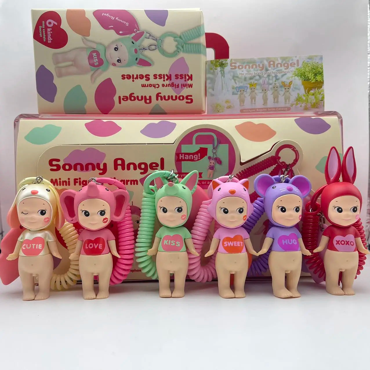 2025 Sonny Angel Kiss Kiss Series Blind Box – Cute Kawaii Mini Doll Figure Decoration High-Quality Replica Birthday Gift