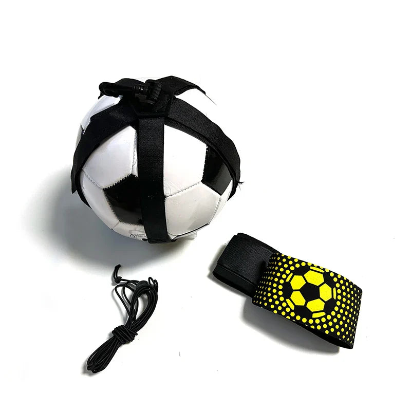 Football Kick & Throw Training Belt - Adjustable Waist Strap for Soccer Ball Control, Elastic Equipment for Kids