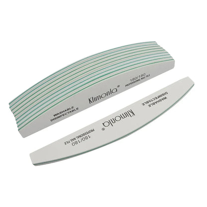 5/10PCS Professional Nail File Set - 100/180 Grit EVA Thickened Sandpaper Manicure Tools for Salon & Home Use