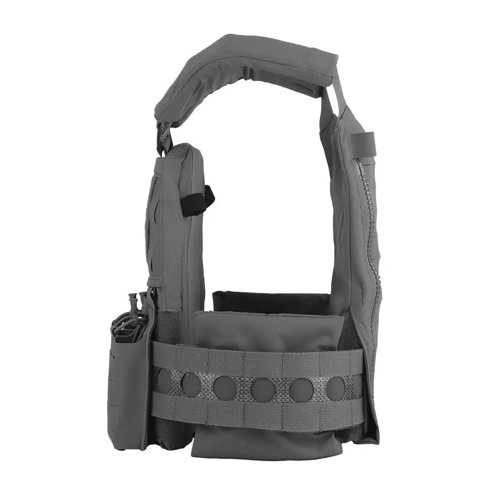 Tactical Vest Ferro Plate Carrier V5 – Military Hunting Airsoft Body Armor with Portable MOLLE System & Triple Magazine Pouch