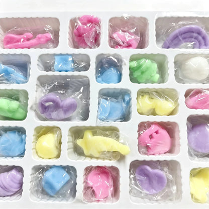 24PCS Squishy Fidget Advent Calendar - Cute Slow-Rebound Anxiety Relief Mystery Gift Box
