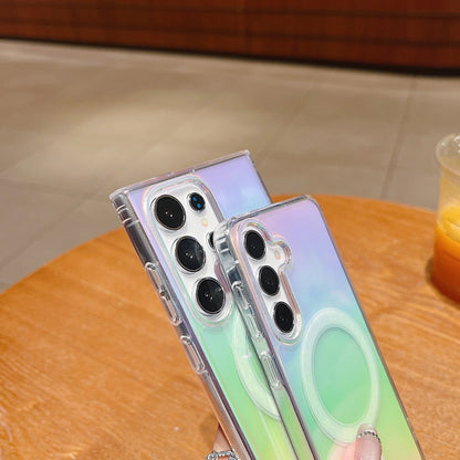 Gradient Rainbow Magnetic MagSafe Case for Samsung Galaxy S26/S25/S24/S23/S22/S21 Series & A56/A55/A54