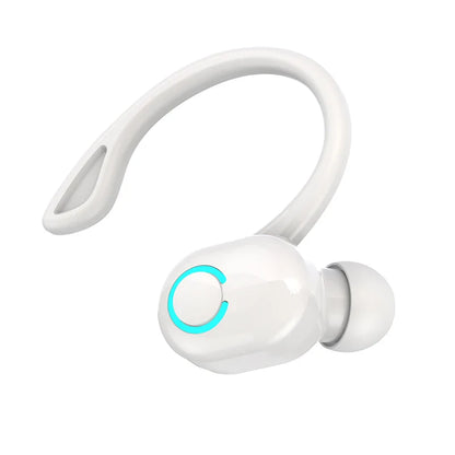 VAORLO Bluetooth 5.2 Ear-Hook Headphones – Mini HIFI Bass Wireless Earphones with Mic for Sports & Gaming