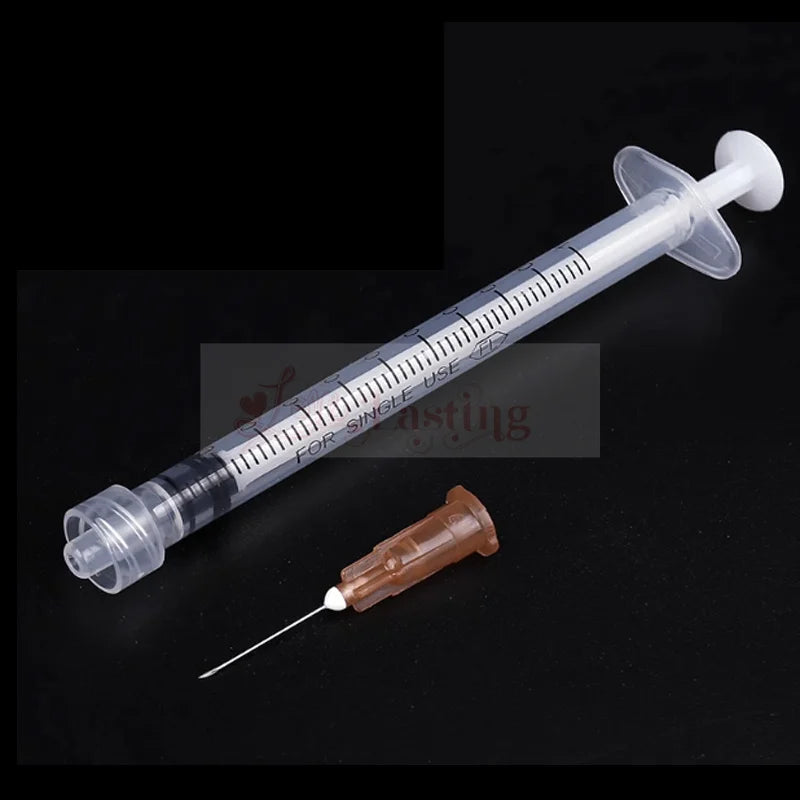 20PCS Plastic Luer Lock Syringes – 1ML/5ML/10ML Disposable Sampler Injectors for Perfume, Rinse & Measurement