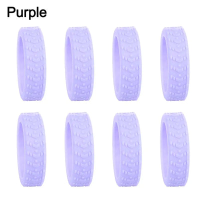 8pcs Travel Luggage Wheel Covers | Silicone Casters Protection for Suitcase, Noise-Reducing