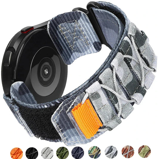 20mm 22mm Nylon Sport Watch Band — Thick Colorful Replacement Strap for Men & Women Watches